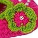 Dream Garden Newborn Soft Warm Knit Flowers Shoes Foot Ties Barefoot Baby Infant