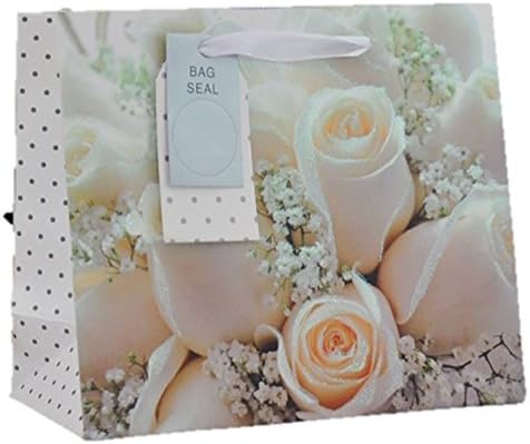 Partisan Products Limited Extra Large Wedding Day Gift Bag - Happy Ever After Glitter Cake 13" x 18"