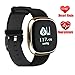 Produktbild hangang P2 Smart Band für Smartwatch 'P2 Blutdruck Herzfrequenzmesser Smart Armband Schrittzähler Fitness-Tracker, wasserdicht Smart Armband für Apple iOS und Android Smart Watch, golden black