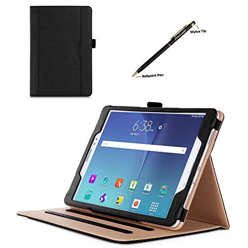 ProCase Schutzhülle Samsung Galaxy Tab A 9.7 Kunstleder Schutz Hülle Ständer Displayschutz (9.7 inch, SM-T550 P550), mit mehreren Blickwinkeln, Schlaf/Wach Funktion, (Schwarz) - 7