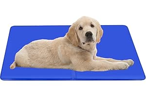 WEASHUME Dog Cool Gel Pad - Self Cooling Mat for Dogs & Cats - Pressure Activated - Durable & Non-Toxic - Medium 50x65cm