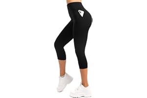 Leafigure Capri Leggings for Women High Waisted Athletic Shorts Workout Light Running Cycling Buttery Soft Yoga Shorts