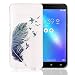 Produktbild ISENPENK Tasche Neu Für ASUS Zenfone 3 Max ZC553KL(2016) Hülle Silikon Muster Tiere [Feder Vogel],ASUS Zenfone 3 Max ZC553KL(2016) 5,5-Zoll Hülle Silikon Transparent Durchsichtig Case Anti-Scratches wasserdicht Schutzhülle