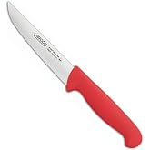 Arcos Kitchen Knife Stainless Steel Nitrum 130 mm | Polypropylene injected handle. 2900 Series Colour: red.