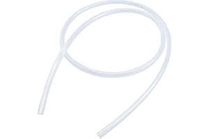 LAVMHAB Silicone Hose 8 mm ID x 10 mm OD 1.5 m Length, Food-Grade Hoses, Flexible Hose, Clear Water Air Pipes for Pump, Transfer