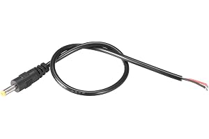 sourcing map 2 st. DC 4,0 mm x 1,7 mm 3 A 30 cm fat kontakt pigtail