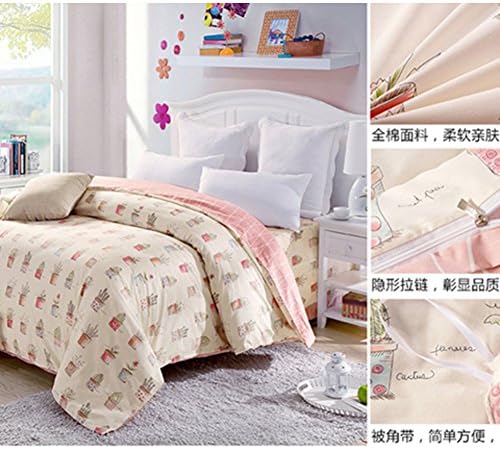 Duvet cover Quilt cover Cotton quilt cover One piece cotton quilt Thickened han version quilt-J 180x220cm(71x87inch)