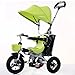Price comparison product image L.TSN Baby Stroller Three Wheels Bike Children Tricycle With Hand Push Folding Kid's Bicycle, Safe & Comfortable, Green