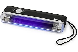 Safescan 40H Verifica banconote portatile che verifica banconote, carte di credito e documenti, Verifica banconote UV per nuove banconote, Verifica banconote con UV, Verifica banconote con luce UV