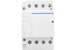 Paullice Contacteur CA Domestique-4P 40A 24V/230V 50/60Hz Contacteur CA Domestique 2NO2NC(AC230V)