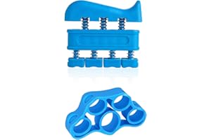 KSOIQPU 2 Stück für Fingerwiderstandstraining für Gitarristen, Geschwindigkeitstraining für Gitarrenbassisten, Griffübungen und Handkraft- und Geschwindigkeitstraining