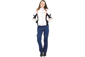 NERVE SHOP Motorradjacke -Unique- Motorrad Damen Wasserdicht Jacke mit Protektoren Sommer Winter Textil Frauen