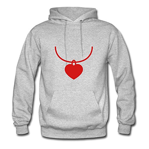Customizable Necklace Sweatshirts Grey X-small Women