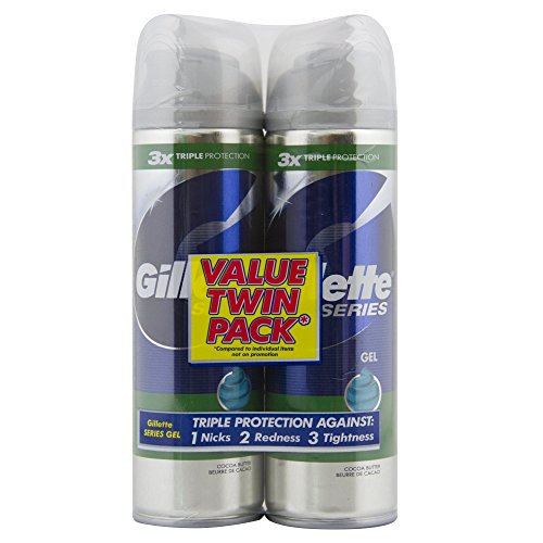 Gillette Series Twin Pack Conditioning Shaving Gel - (Pack of 2)