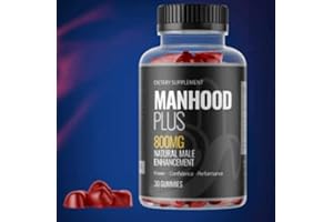 ManHood Plus Gummies UK - Powerful Natural Ingredients - New & Sealed - 30 Gummies/Supplement Heaven