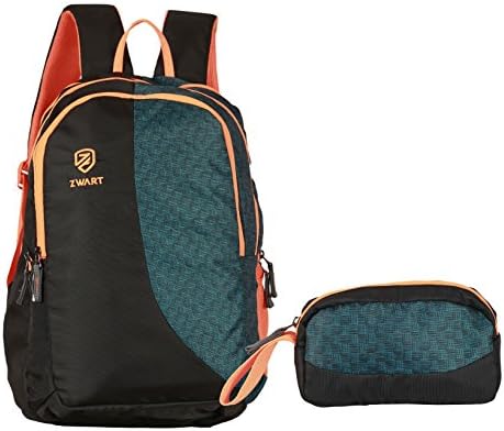 Zwart 25 Ltrs Blue School Backpack (Bamboos-Blue)