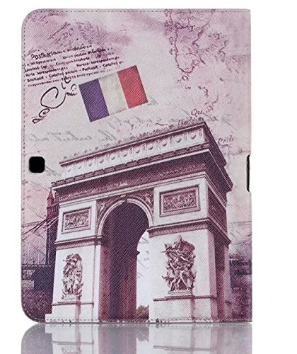 inShang Hülle für Samsung Galaxy Tab 4 10.1 Tablet Case Cover for 10 inch Galaxy Tab 4 T530 and T531 (2014 released), Edles PU Leder Tasche Hülle Skins Schutzhülle, + inShang Logo hochwertigen Stylus Eingabestift Stift - 2