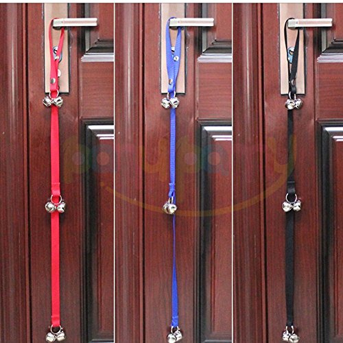 Dog-Potty-Training-Doorbells-Length-Adjustable-with-67-Pcs-of-14-Inch-Large-Thick-walled-Bells-for-House-Training-Housebreaking-Your-Doggy-with-Free-Puppy-Training-Directions-Included-Price-Xes