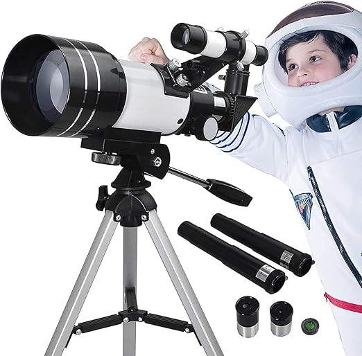 Suicune Portable High Powered Professional Refractor Astronomical Telescope for Adults Kids Beginners，National Geographic Deep Space Planets Travel Stargazing Astronomy with Smartphone Adapter
