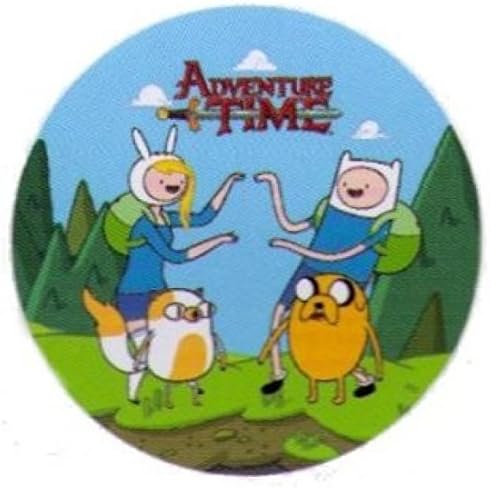 Hot Properties Adventure Time Fionna, Cake, Jake & Finn 3" Button