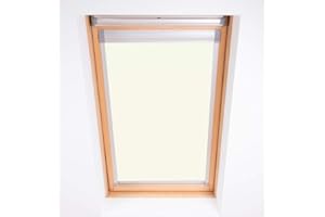 BLOC BLINDS Bloc Skylight Blind for Velux Roof Windows Blockout, White, M04
