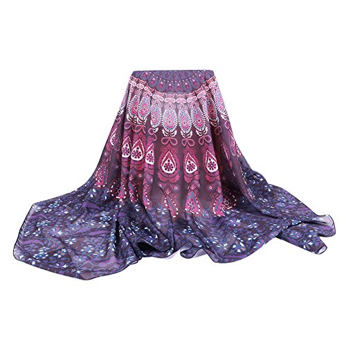 HanSemay™ Indischer Mandala-runder / quadratischer Zigeuner-Wand-Hängen, Boho Zigeuner-Baumwolltischdecke-Strand-Tuch, dekorative Wand, die ringsum hängt, Meditation-Yogamatte, Strand-Blatt, Tabellen-Tuch (lila) - 6