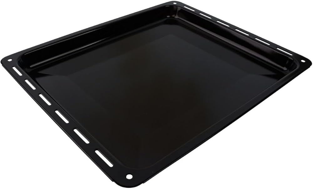 Supervac Siemens HB532E1T ile Uyumlu Emaye Fırın Tepsisi, 441 x 370 mm, Gri