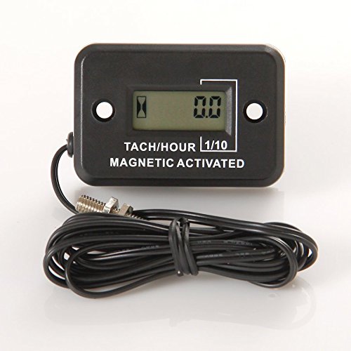Runleader RLHM012C Inductive hour meter with tachometer for all