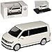Produktbild VW Volkswagen T6 Multivan Personen Transporter Weiss T5 Ab 2. Facelift 2015 H0 1/87 Herpa Modell Auto mit individiuellem Wunschkennzeichen