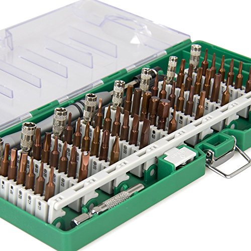 60-in-1 Schraubendreher Set Präzision Magnetisch Treiber Kit Profi Elektronik Reparatur Tool Kit mit 60 Bits für iPhone, Handy, iPad, Tablet, PC, MacBook, Laptop - 7