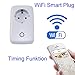 Produktbild Seaidea WIFI intelligente Steckdose WLAN Smart Steckdose Funk Intelligente Switch Socket Stecker inkl Zeitsteuerung Energiesparfunktion APP Fernsteuerung und USB Port für IOS und Android