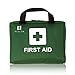 Produktbild Erste-Hilfe-Kit Bag Über 100 Stück einschließlich Instant Cold (Ice) Packs - creams- CPR Gesichtsmaske Brennen - Einweg-Thermometer - Folie Notdecken unten Liste mit kostenlosen Basis-Erste-Hilfe-Handbuch für Haus inklusive Detail in Auto Reisen Caravan Camping - CE FDA genehmigt (Groß (Grün))