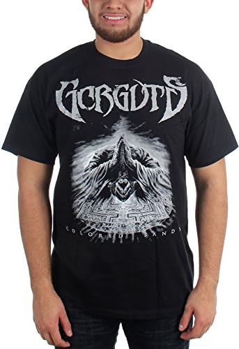 Gorguts - Mens Colored Sand T-Shirt, X-Large, Black