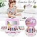 Produktbild Kinder Make-up Set 23pcs Disney Waschbar Kosmetik Box Spielzeug Make-up Beauty Kits Spielzeug, SICHERHEIT und NICHT TOXISCH, mit Lidschatten, Lipgloss, Pinsel, Rouge, für kleine Mädchen Princess Dream