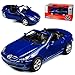 Produktbild Mercedes-Benz SLK Cabrio Blau Offen R171 2004-2011 ca 1/43 1/36-1/46 Welly Modell Auto mit individiuellem Wunschkennzeichen