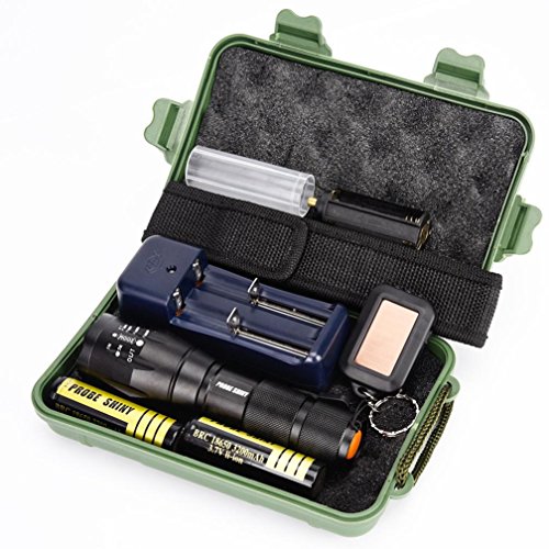 KanLin 5000 Lumen 5-Modus G700 X800 LED Zoom Military Grade Tactical Flashlight Torch