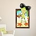 Produktbild LXPAGTZ Kreative 3D Kinder Aufkleber Wandbild Cartoon Anime HD Wandaufkleber für Schlafzimmer Wohnzimmer TV Sofa Hintergrund Hintergrundbilder lustige Sticker grün Wandfarbe #002 , Sunglasses frog