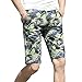 Produktbild Herren Kurze Hose Camo Männer Casual Sweatshorts Jogginghose Tanzhosen Schlabberhose Haremshose Sportkleidung Vintage Sommer Shorts Freizeithose Outdoorhose Trainingshose Schwimmen Watersho (28, Grün)
