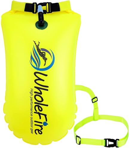 Bouée De Signalisation Cressi Glide – 28L, Gonflable, Jaune Haute Visibilité