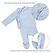 miSafes 10 Piece Comprising Of Booties, Hat, Bodysuit Presented In Gift Box Set 0-3 Months - Blue