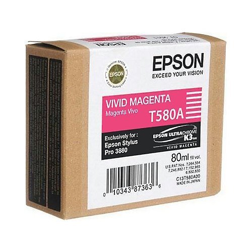 Epson T580A Cartouche d'encre d'origine Magenta