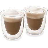 La Cafetière 4er Set Jack-Isolier-Espresso-Gläser – 113 Ml, Borosilikatglas, Doppelwandig, Spülmaschinenfest