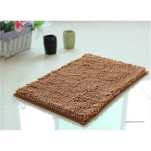 SXY888 Chenille-Matten für Badezimmer/Flur, Schlafzimmer, Wohnzimmer, D, 60X90CM(24X35INCH)