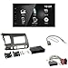 Produktbild Radioeinbauset Doppel-DIN 2-DIN Radioblende in schwarz für Honda Civic Hybrid (FD3) 04/2006 - 2010 (Stufenheck und Coupe nur US-Importe/nicht für DX-Modelle) + Kenwood DMX110BT Digital Media Receiver mit BT FSE iPhone