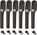 Price comparison product image Abus FG300 lockable window handle, brown, in the Set 6 Pieces all keyed alike with total 12 Key