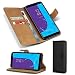 Produktbild Handy Hülle Flip Case Cover Leder Tasche kompatibel für Samsung Galaxy S9 Plus A6 Plus 2018 Note 9 Apple iPhone Xs Max Xr X Huawei P20 P10 Mate 10 20 Lite Pro, Smartphone:Samsung Galaxy J6 2018