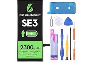 LL TRADER Akku für iPhone SE 2022, 2300 mAh hohe Kapazität Lithium-Polymer-Akku mit Reparaturwerkzeug