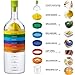 Produktbild 8 in 1 Kitchen Tool, LeSB Multipurpose Function Kitchen Accessorie Bin Bottle Essential Gadgets(funnel,lemon squeezer,spice grater,egg masher,cheese grater,egg seperator,measuring cup,can opener)