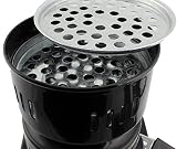 GYD elektronischer Kohleanzünder Shisha Kohle (Schwarz) - 