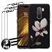 Produktbild KISCO für Xiaomi Pocophone F1 Hülle,Anti-Fingerabdruck Weiche TPU Silikon mit Malerei Bemalte Reliefs Handyhülle [Schutzfolie Gehärtetem Glass] für Xiaomi Pocophone F1-#2